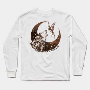 Wolf & Swallow - Moonlight Serenade [EARTH] Long Sleeve T-Shirt